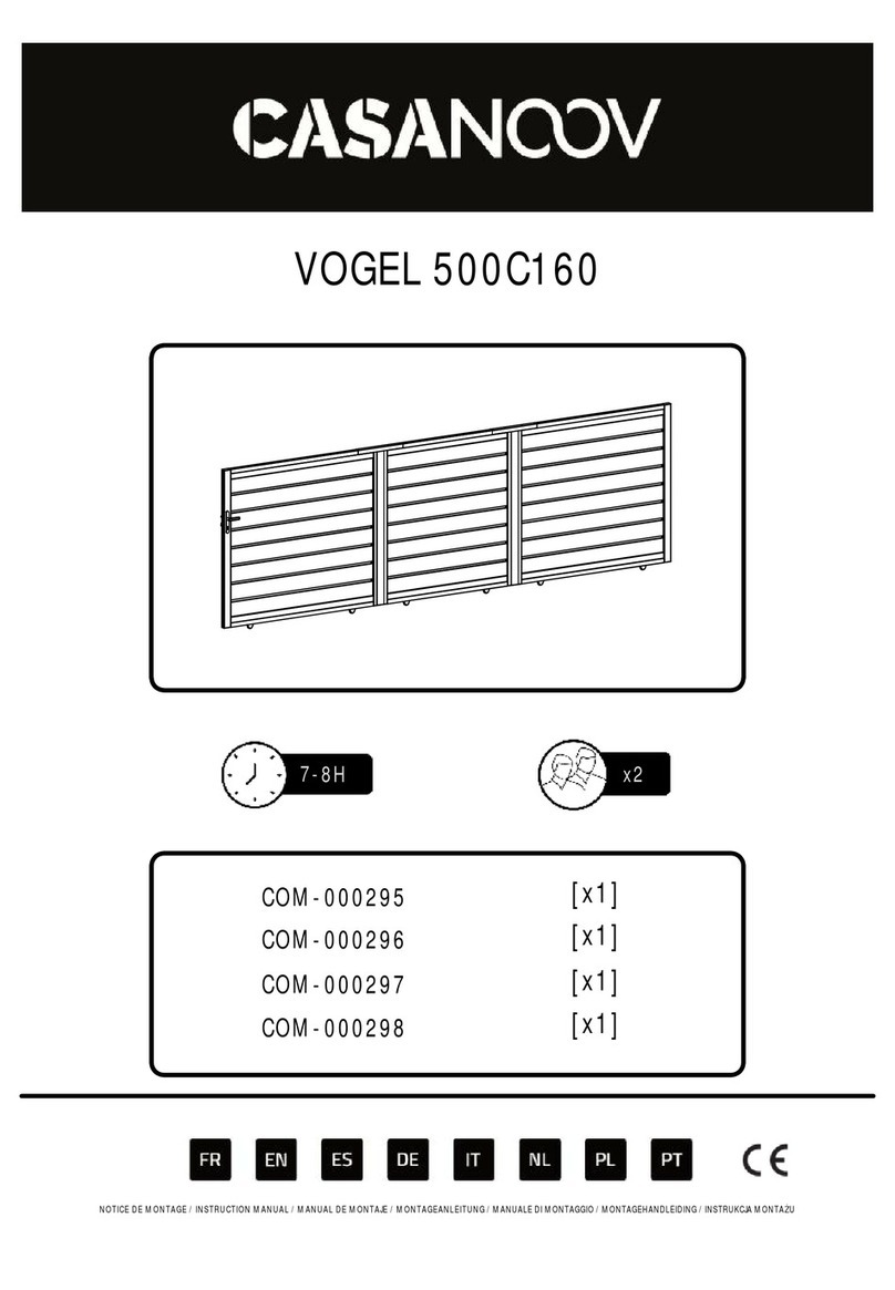 Casanoov VOGEL 500C160 instruction manual