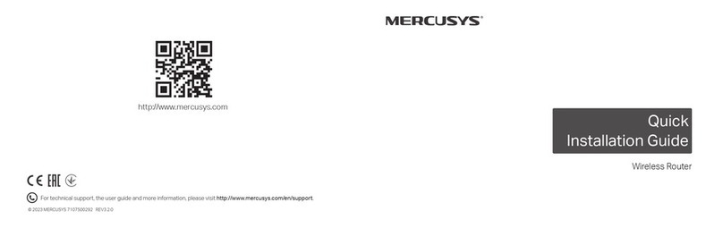 Mercusys AC750 User manual