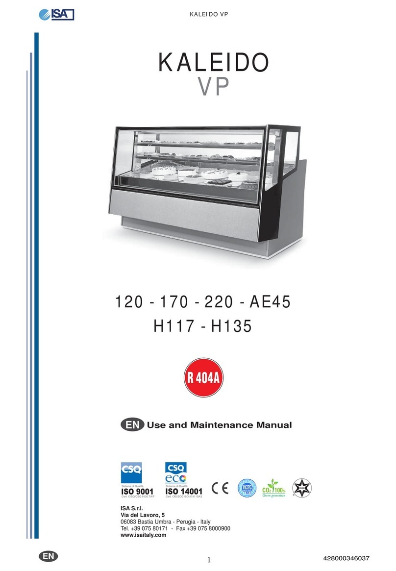 ISA KALEIDO VP Use and maintenance manual ISA KALEIDO VP Use and maintenance manual