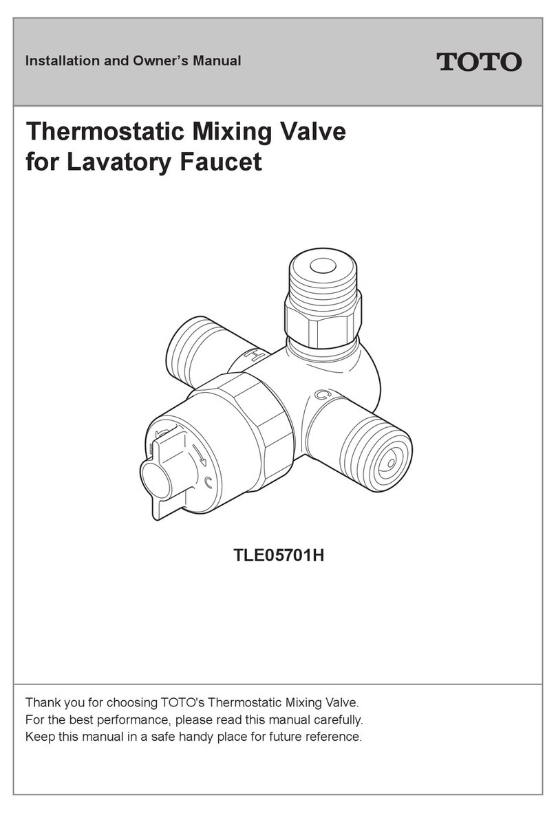 Toto TLE05701H Installation instructions