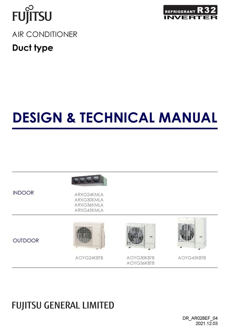 Fujitsu ARXG30KMLA Service manual