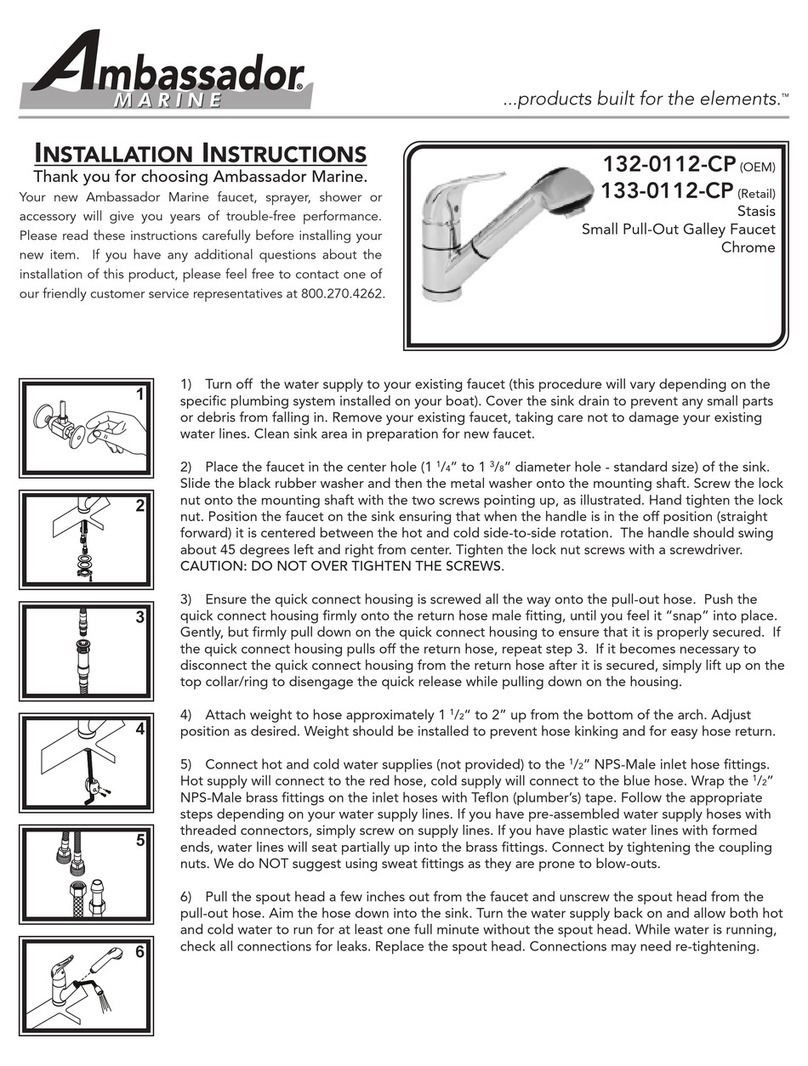 AMBASSADOR 132-0112-CP User manual