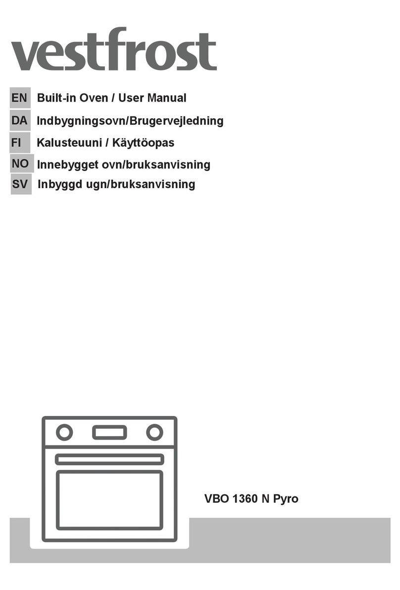Vestfrost VBO 1360 N Pyro user manual