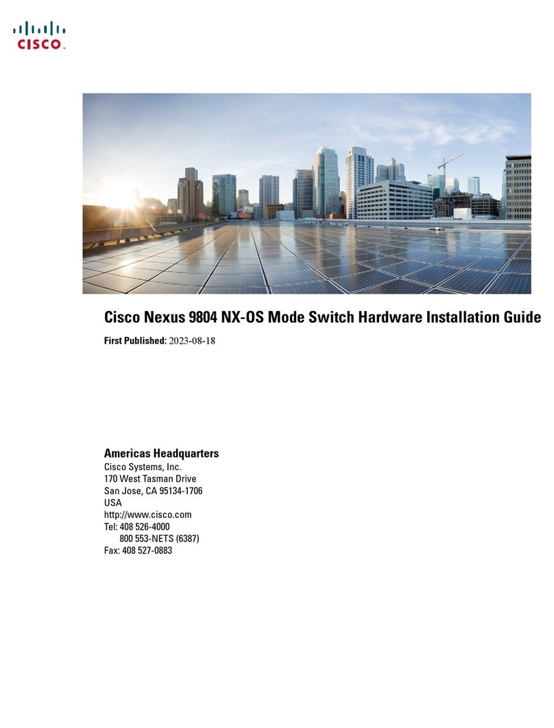 Cisco Nexus 9804 NX-OS Manual Cisco Nexus 9804 NX-OS Manual