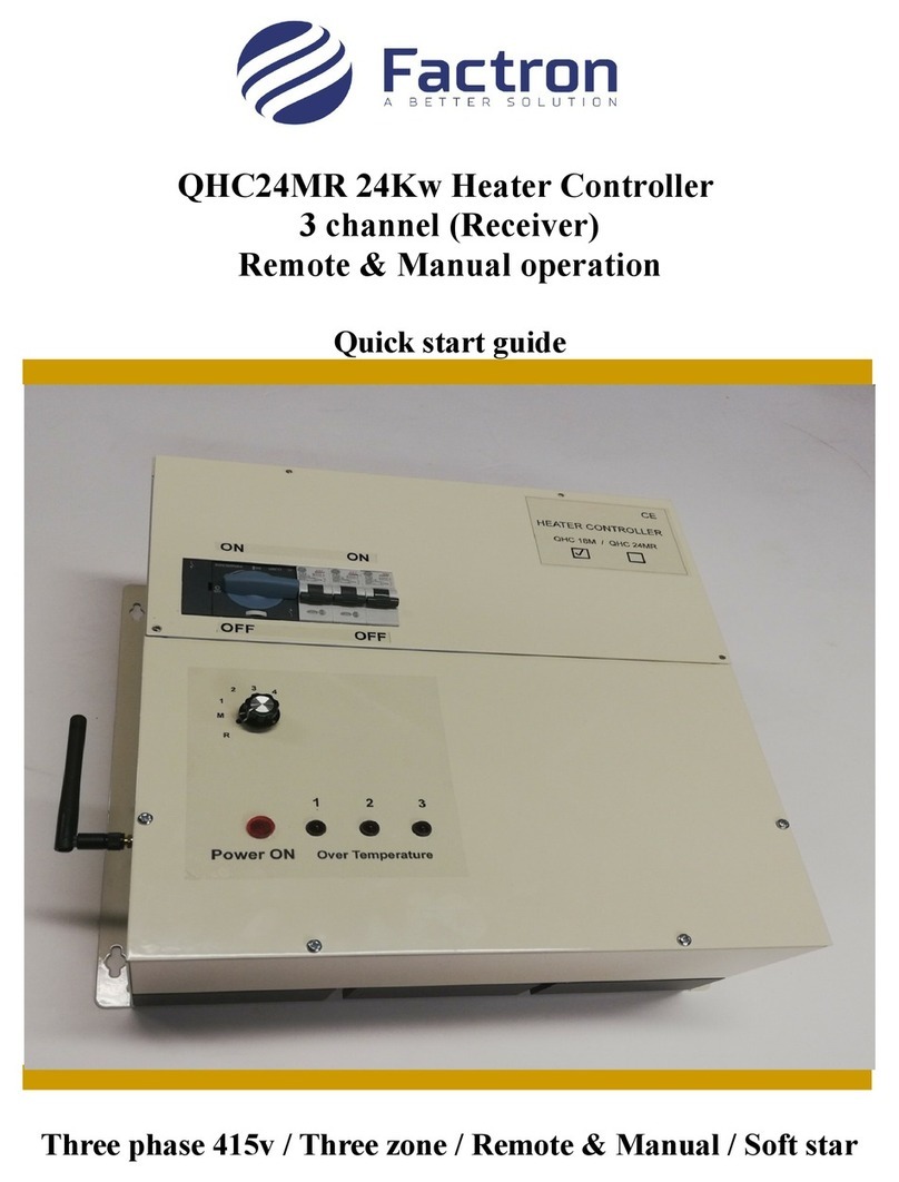 Factron QHC24MR quick start guide