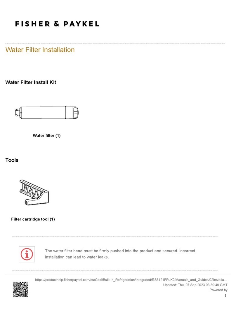 Fisher & Paykel RS6121FRJK2 User manual
