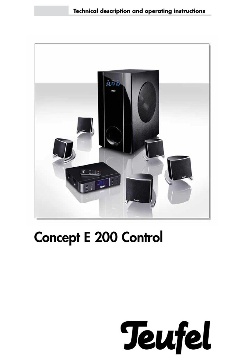 Teufel Concept E 200 Control Manual