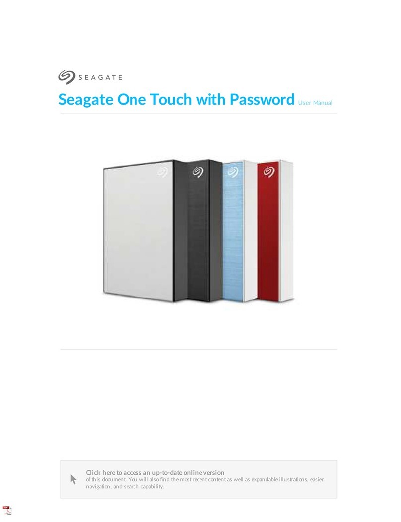 Seagate One Touch with Password User manual Seagate One Touch with Password User manual