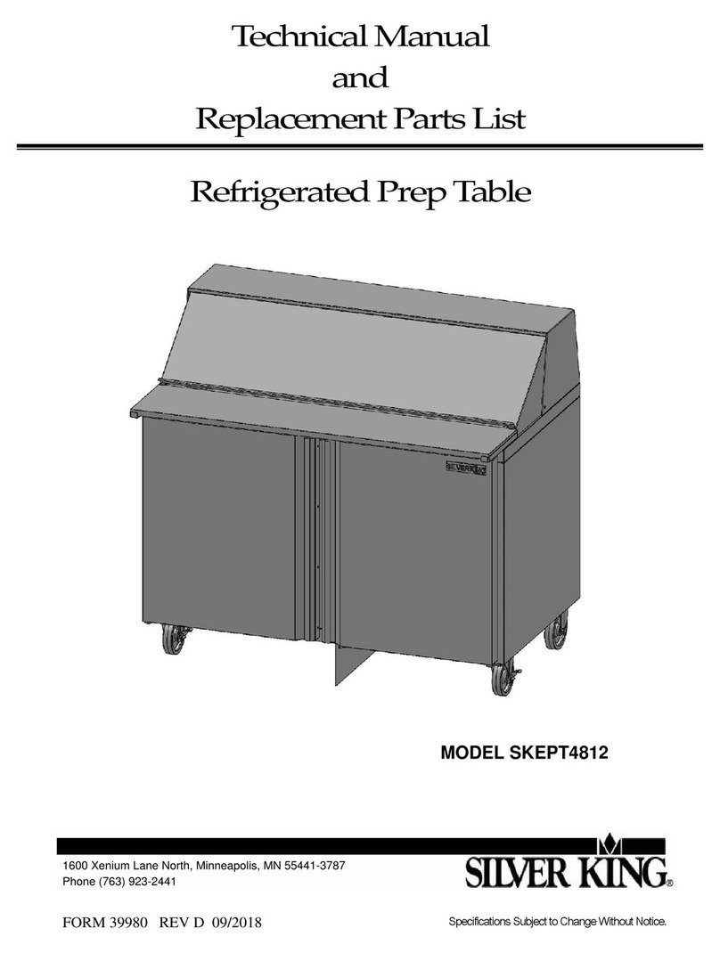 Silver King SKEPT4812 Technical manual and replacement parts list
