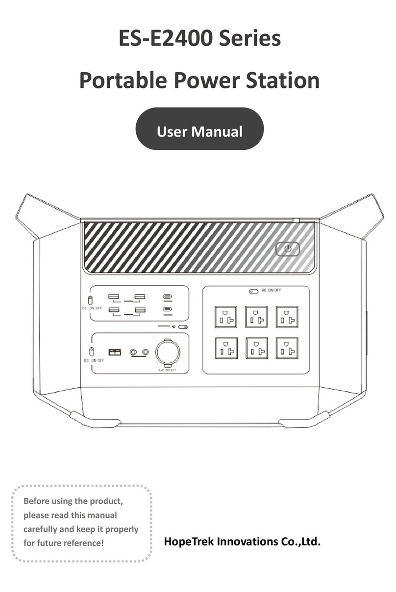 HopeTrek Innovations ES-E2400 Series User manual