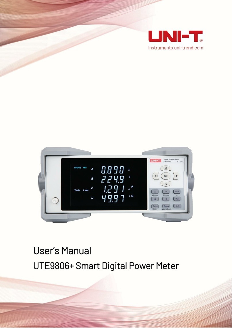 Unit UTE9806+ User manual