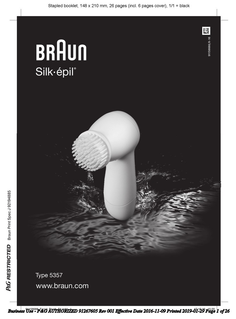 Braun Silk-epil 5 5545 manual