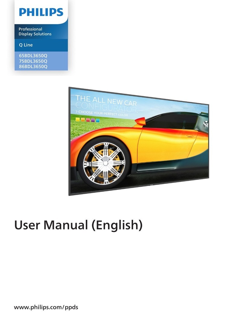 Philips Q Line 65BDL3650Q User manual