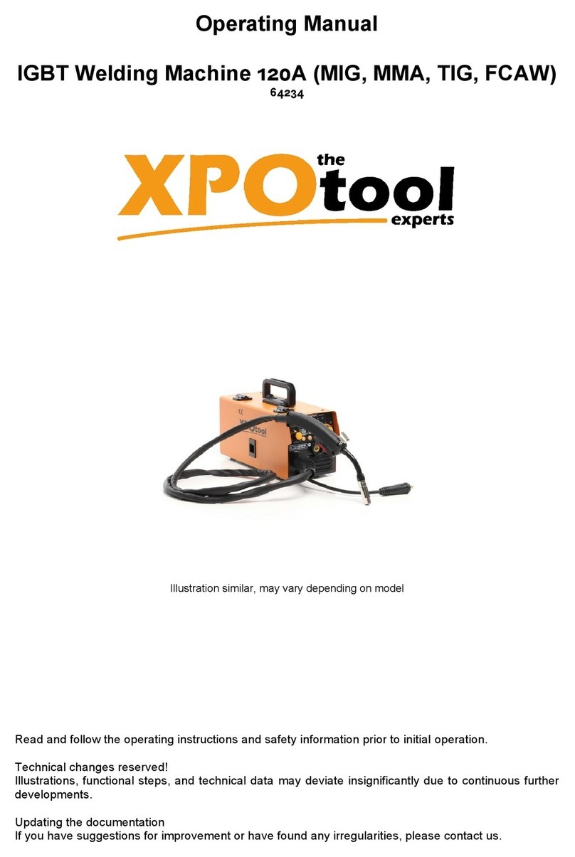 XPOtool MIG-120 operating manual