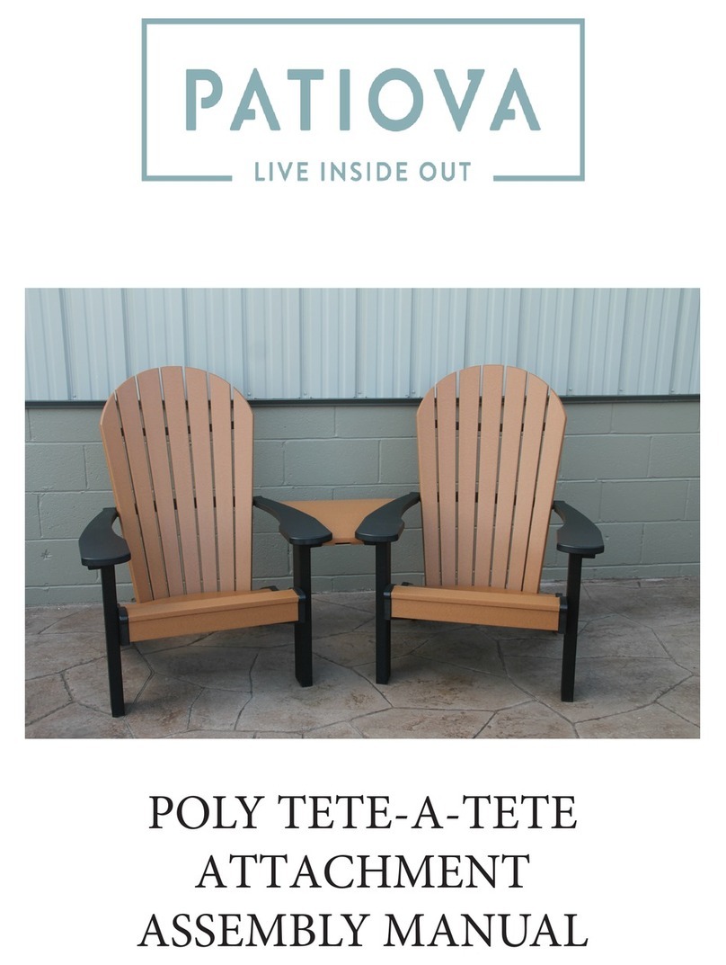 Patiova TETE-A-TETE Assembly manual