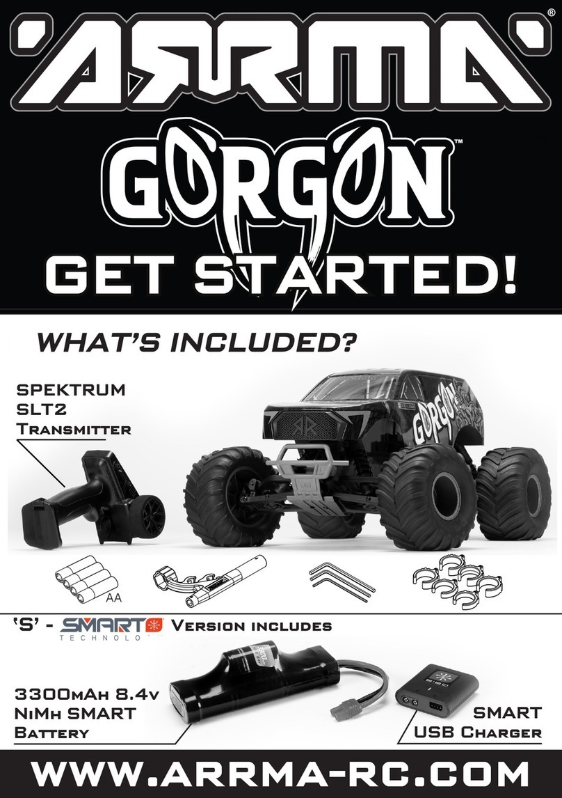 Arrma GORGON SMART 2wd 550 Mega User manual