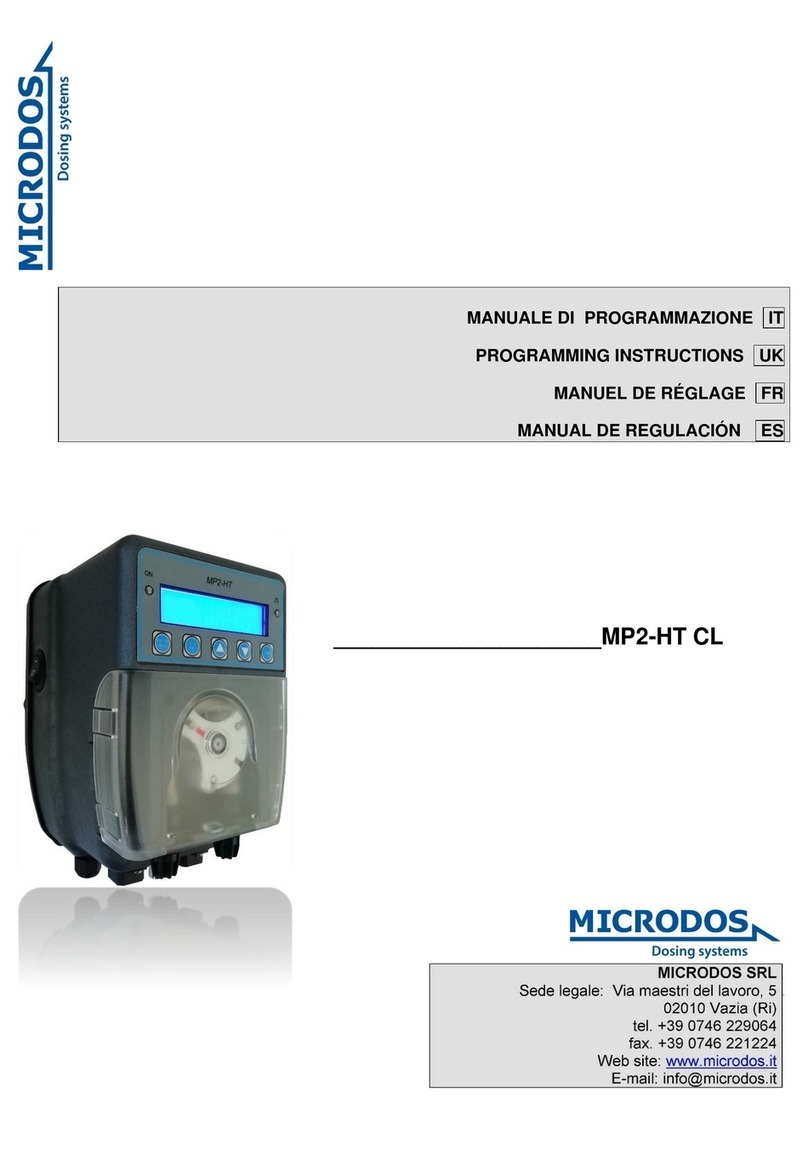 MICRODOS MP2-HT CL Programming instructions