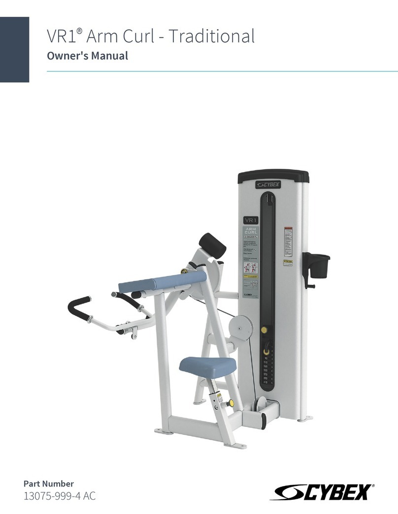 CYBEX VR1 13075-999-4 AC owner's manual