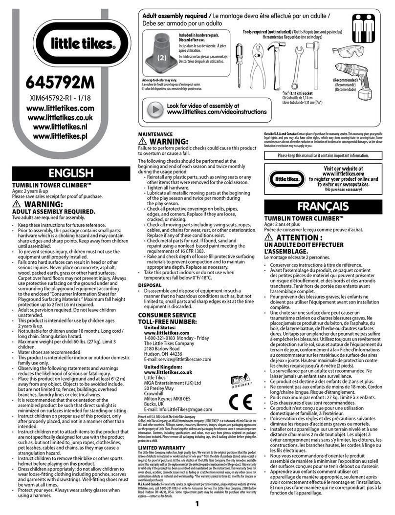 Little Tikes 645792M manual