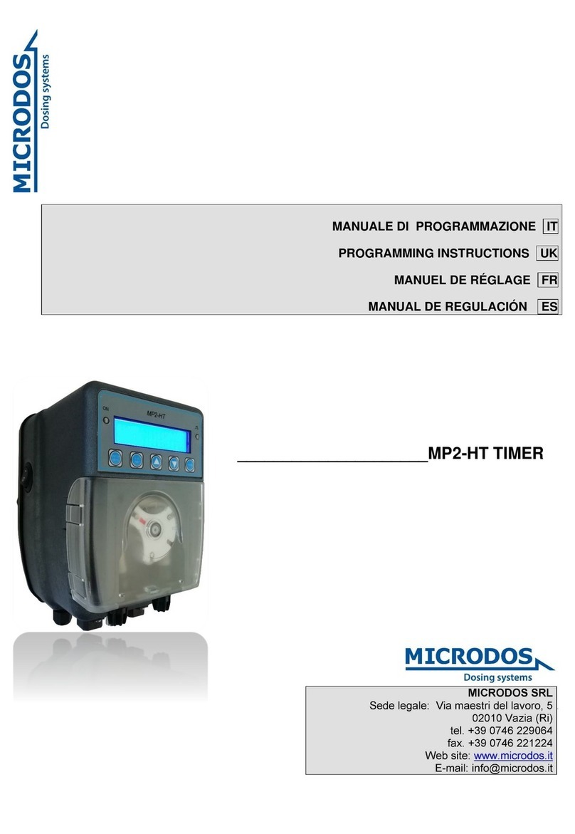 MICRODOS MP2-HT TIMER Programming instructions