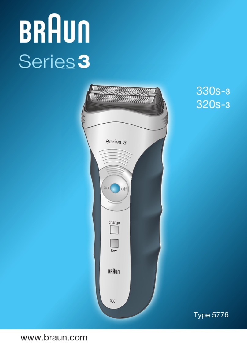 Braun 320s-3 User manual