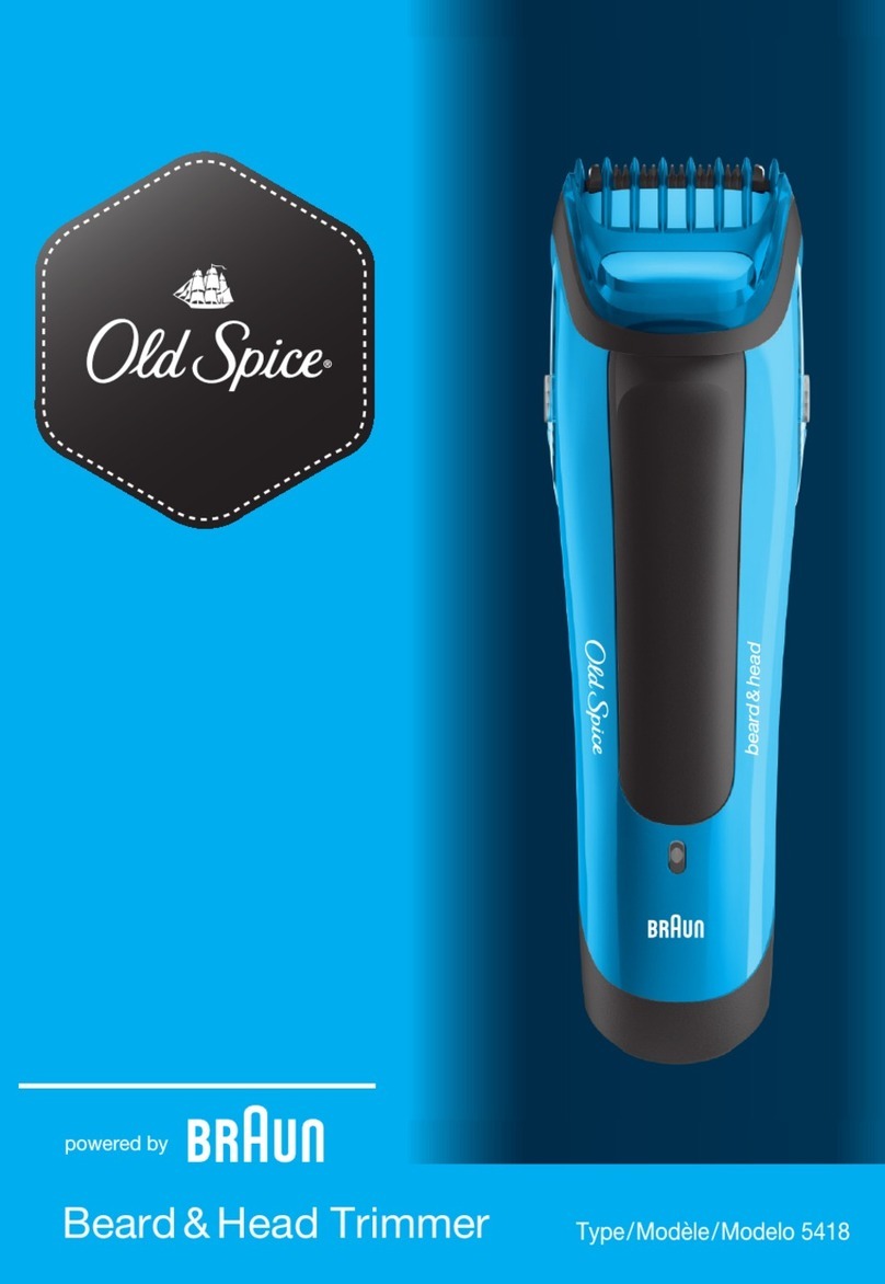 Braun Old Spice 5418 User manual