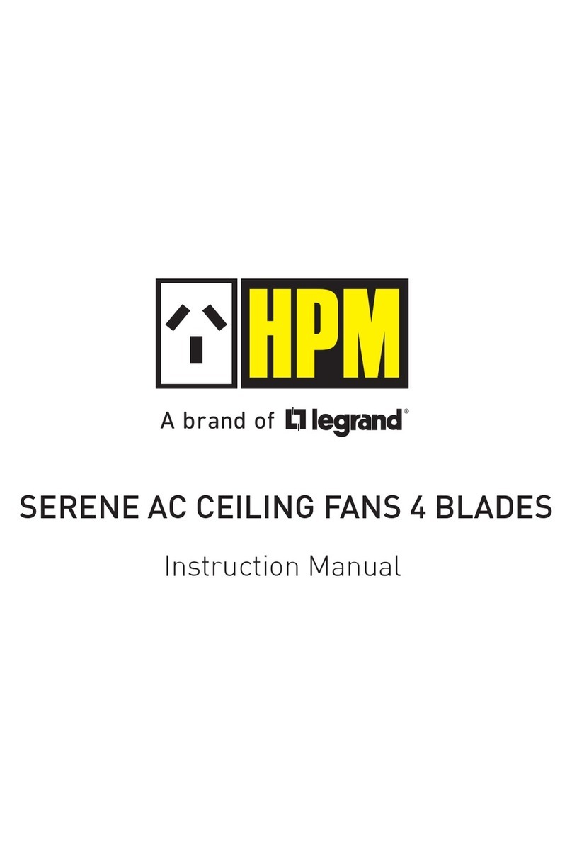 LEGRAND HPM Serene CF12AC4BWE User manual