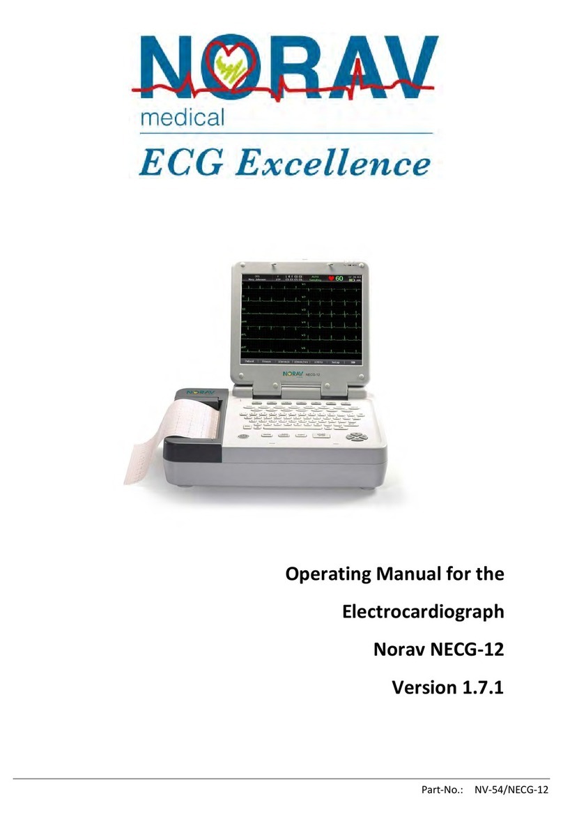 EDAN Norav NECG-12 User manual