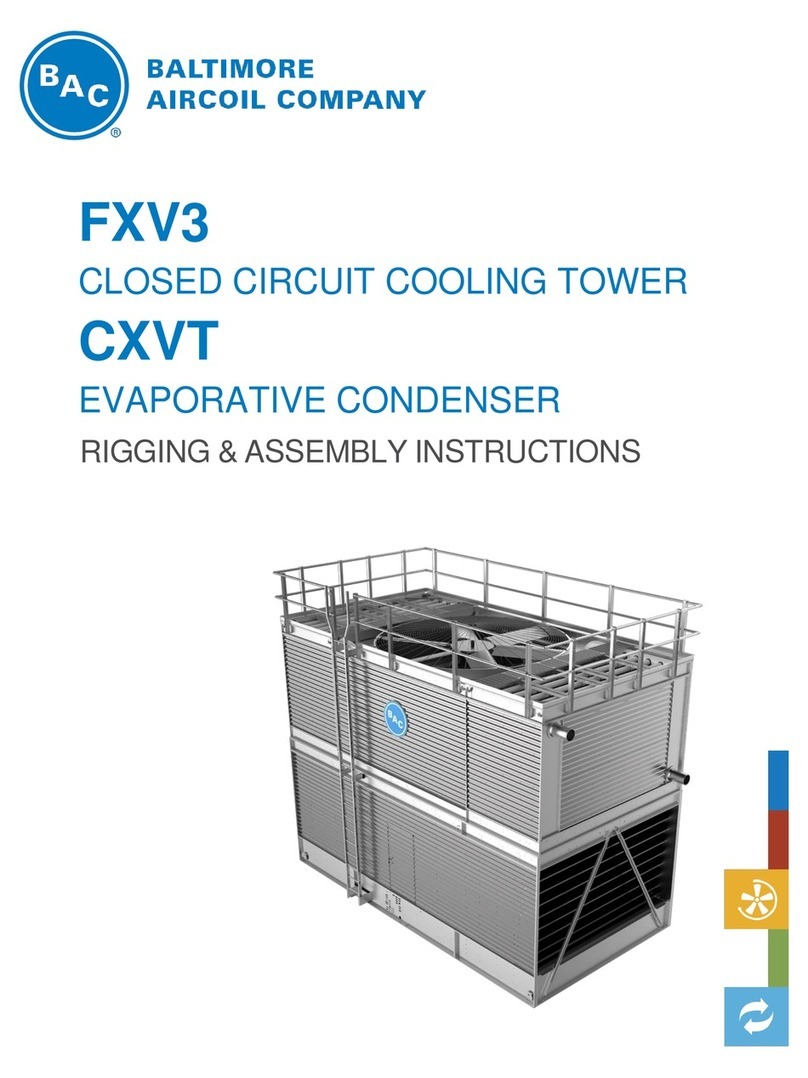 Baltimore Aircoil Company FXV3 Rigging & Assembly Instructions