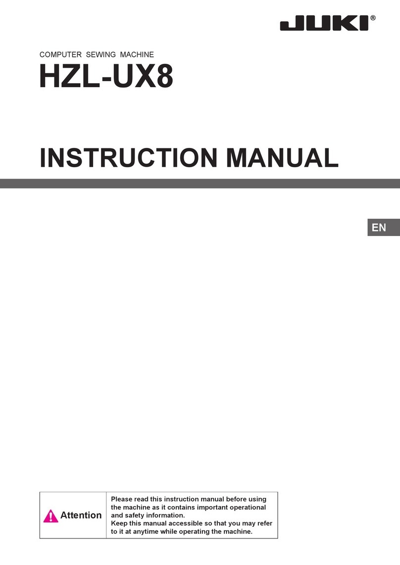 JUKI HZL-UX8 User manual