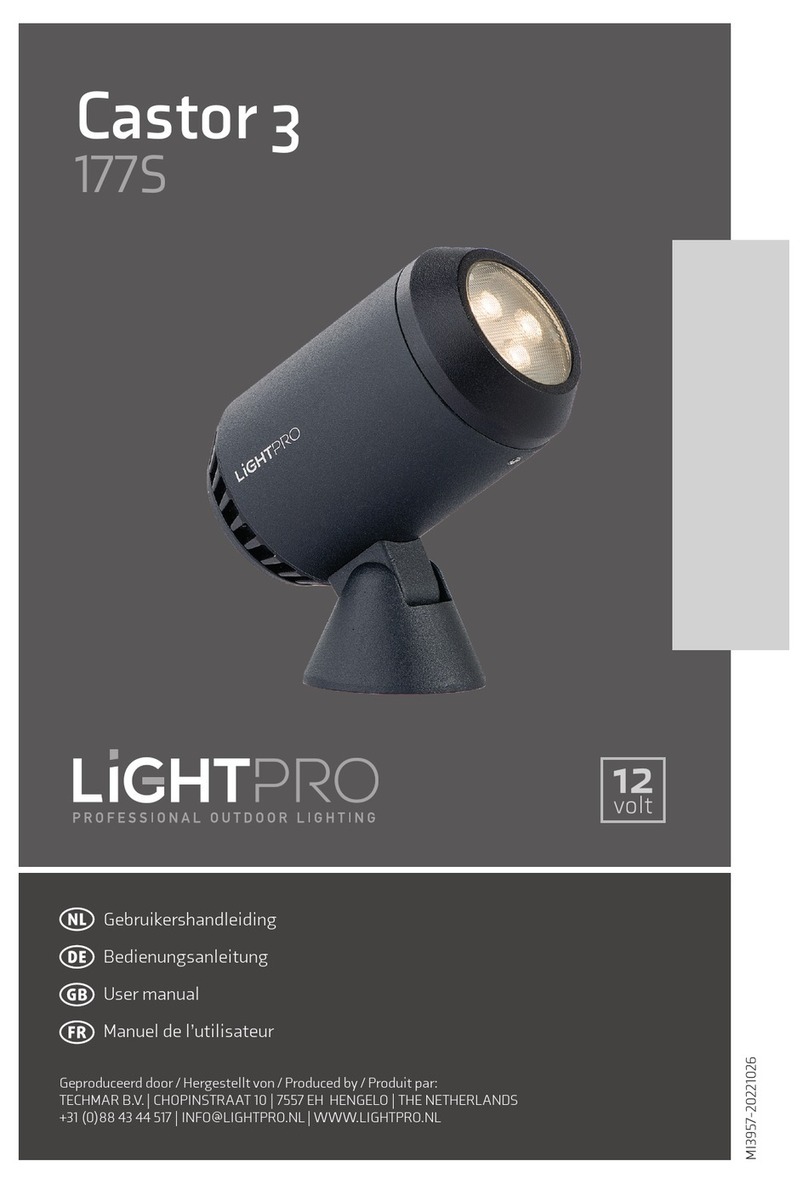 LightPro Castor 3 User manual