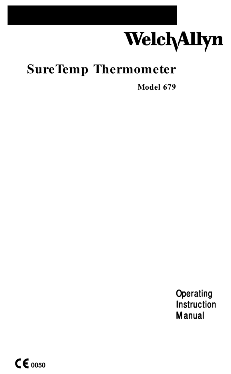 Welch Allyn SureTemp 679 Operating instructions manual