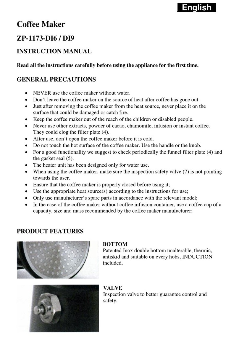 SAPIRHOME ZP-1173-DI6 instruction manual
