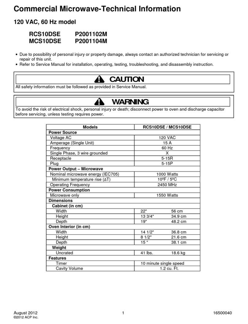 ACP P2001102M Manual
