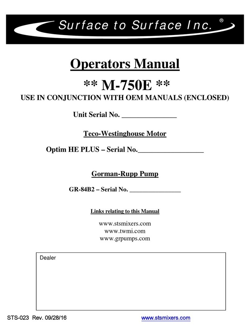STS M-750E Operator's manual