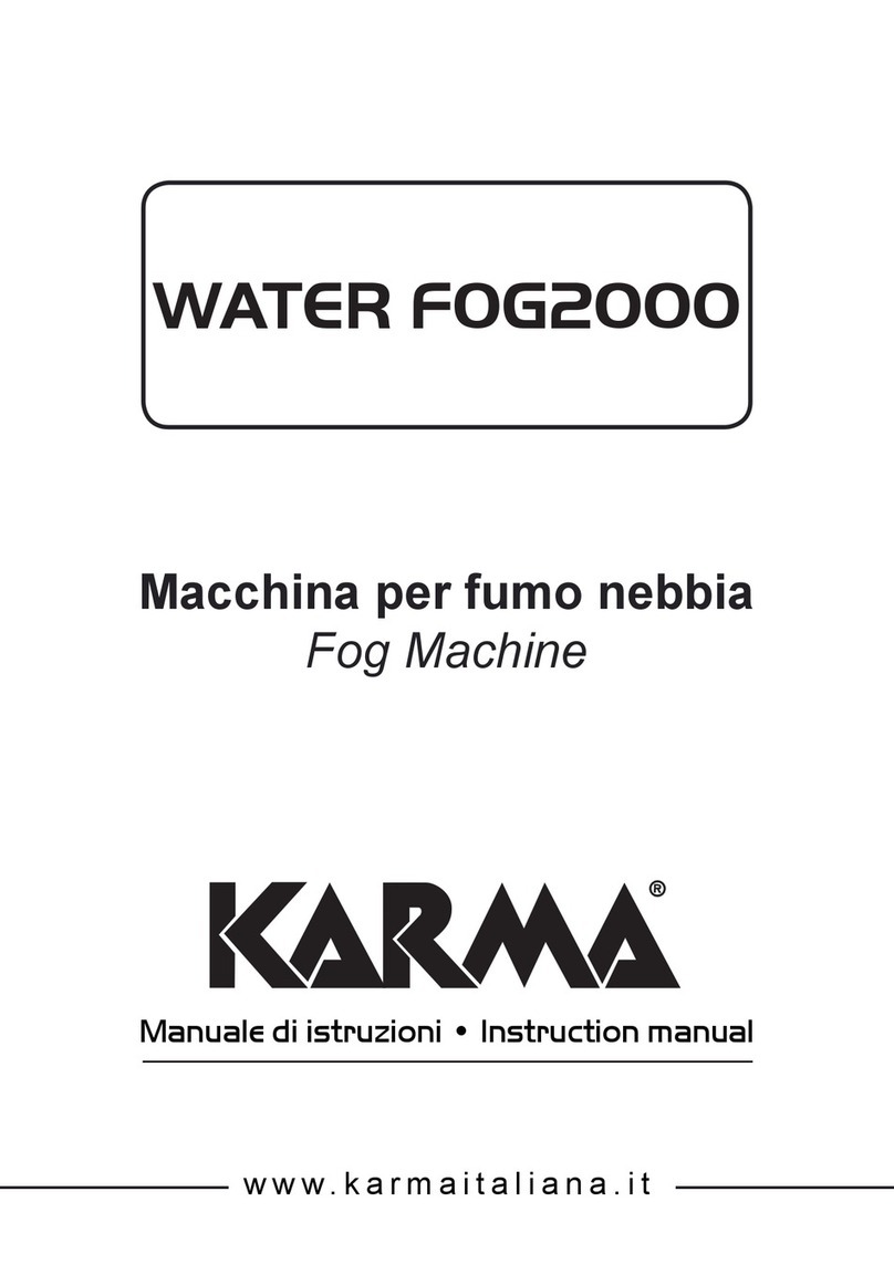Karma WATER FOG2000 instruction manual