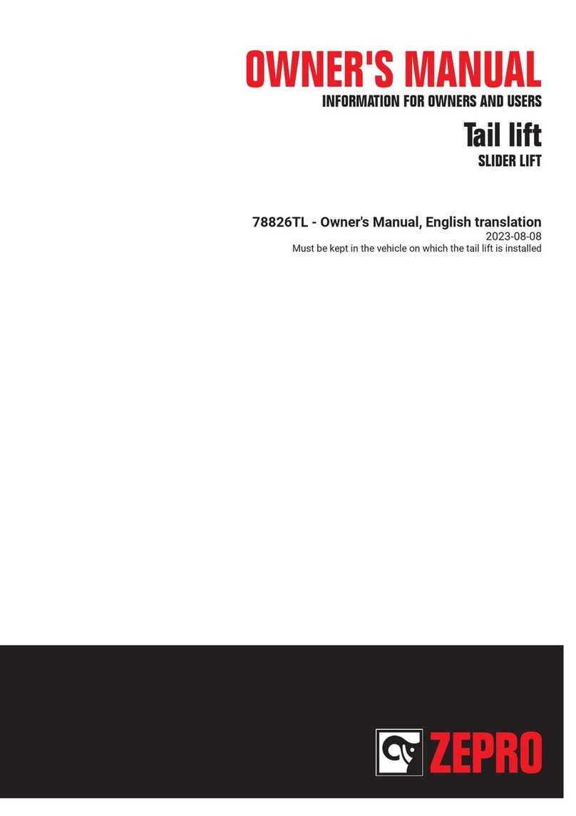 Zepro 78826TL owner's manual