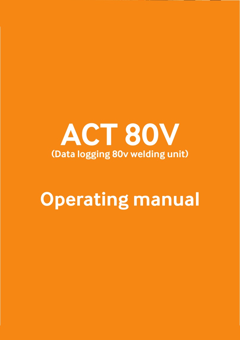 Advance Welding ACT 80V operating manual Advance Welding ACT 80V operating manual