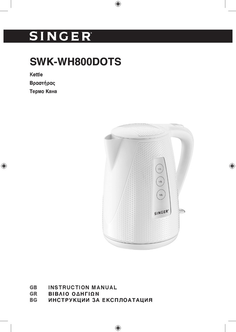 Singer SWK-WH800DOTS instruction manual
