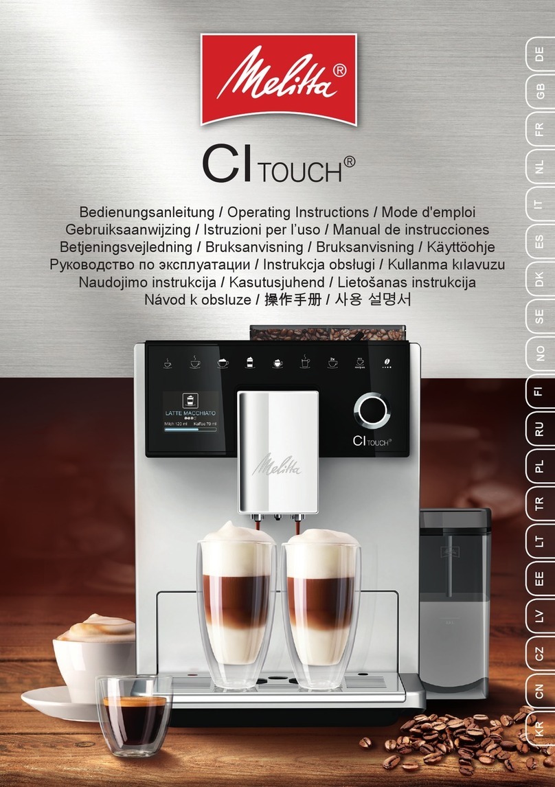 Melitta CI Touch F630-102 User manual