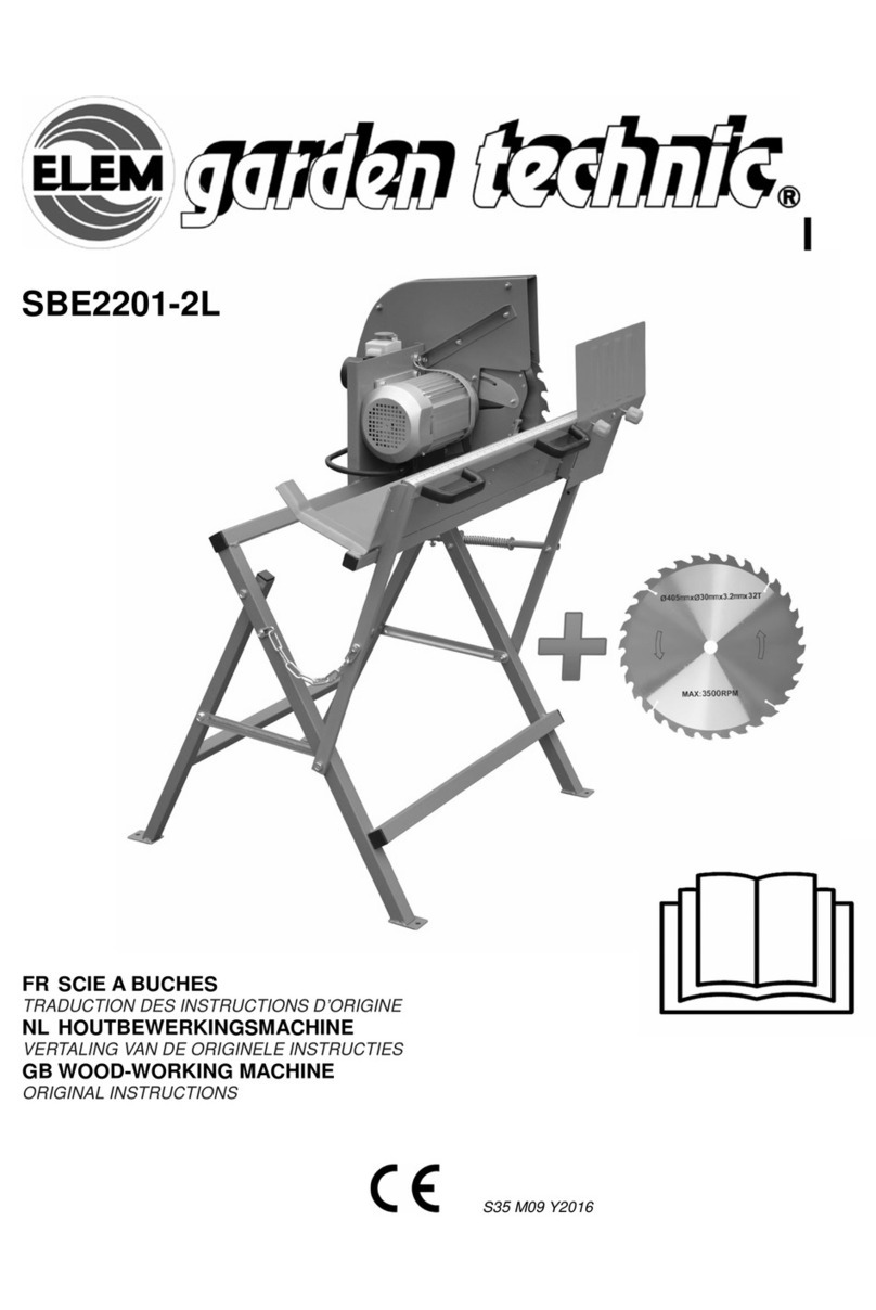 Elem Garden Technic SBE2201-2L User manual