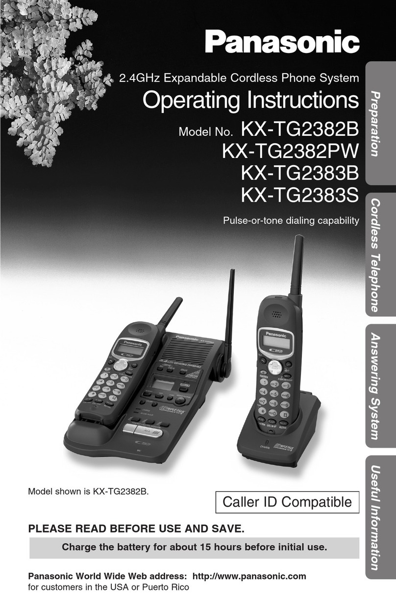 Panasonic KX-TG2383B User manual
