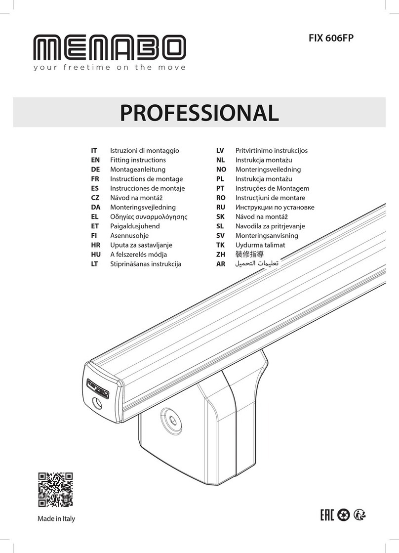Menabo PROFESSIONAL FIX 606FP User manual