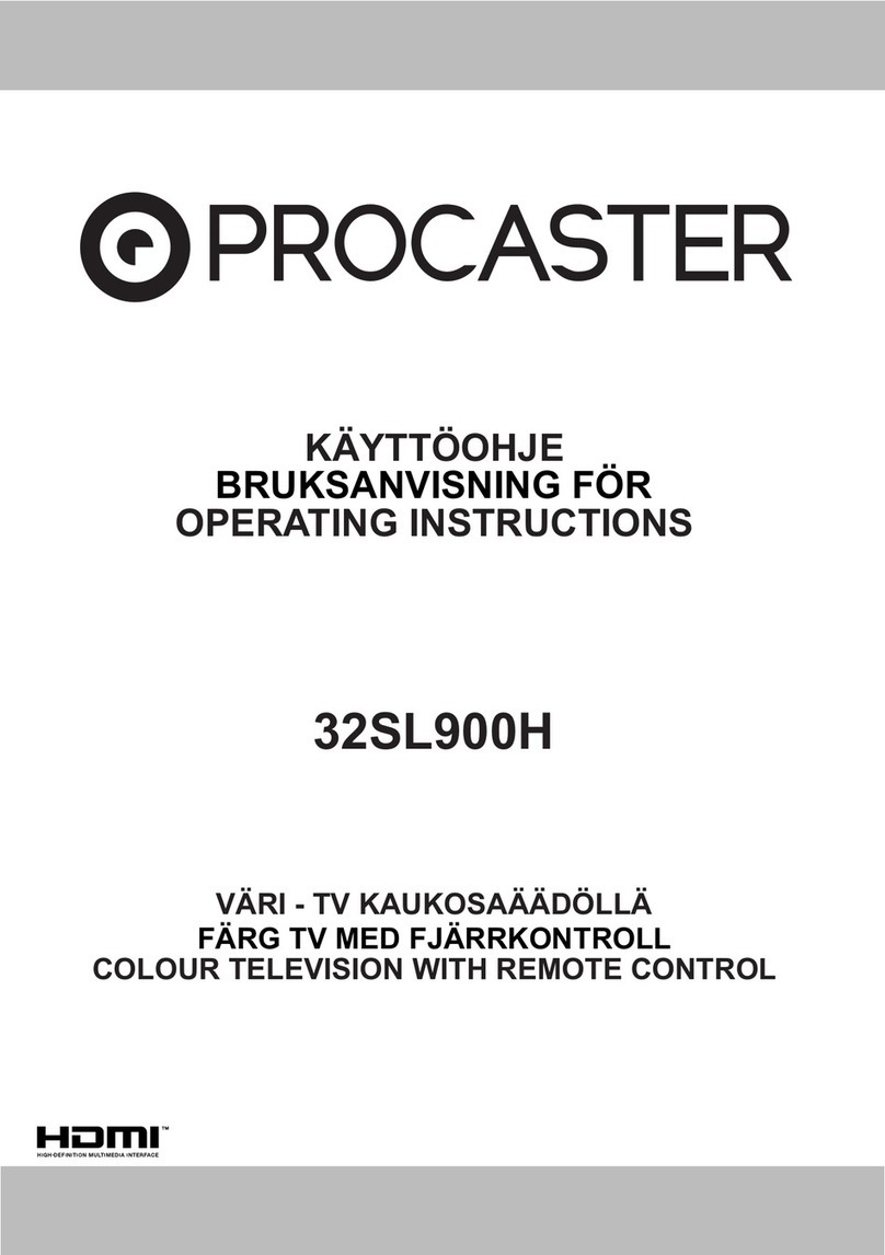 PROCASTER 32SL900H User manual