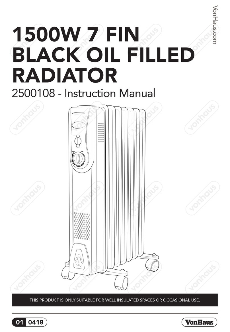 VonHaus 2500108 instruction manual