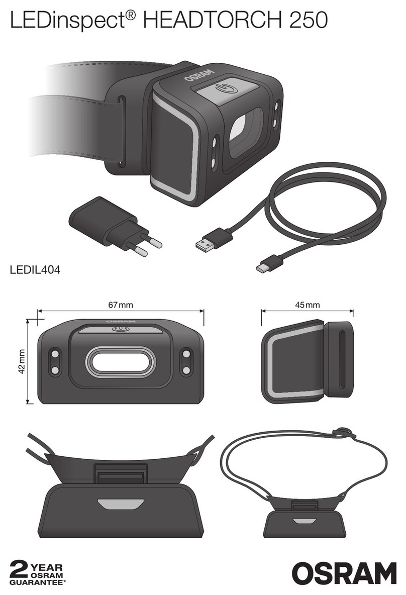 Osram LEDinspec HEADTORCH 250 manual
