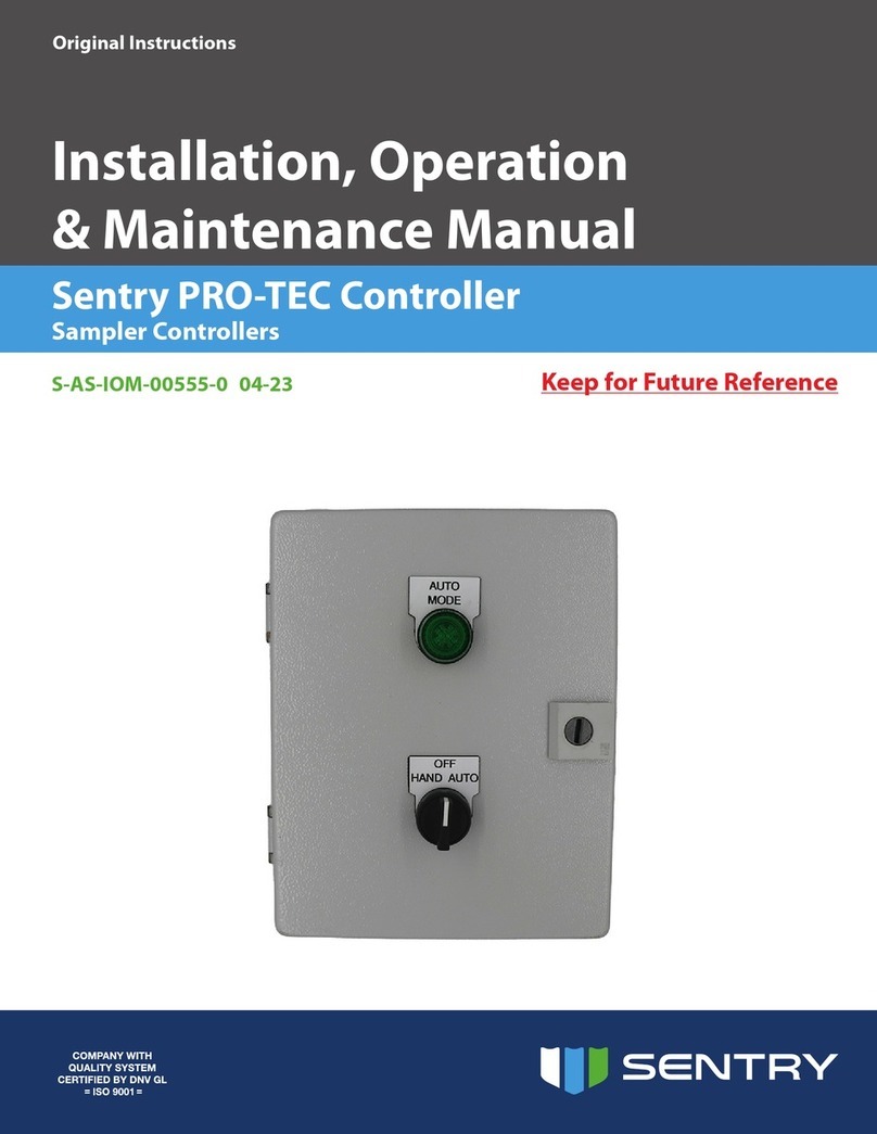 Sentry PRO-TEC Controller Installation, operation & maintenance manual
