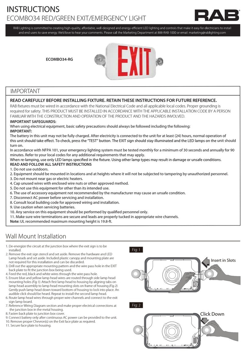 RAB ECOMBO34-RG instructions