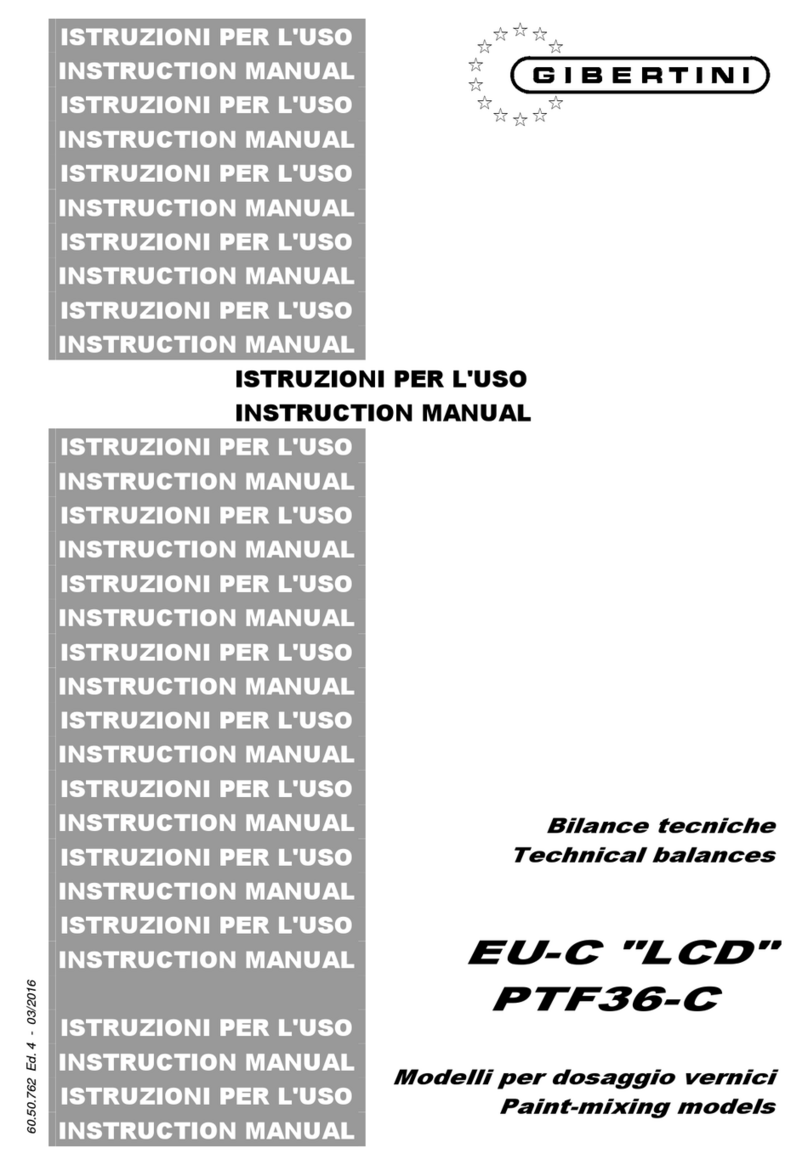 Gibertini EU-C LCD PTF36-C User manual