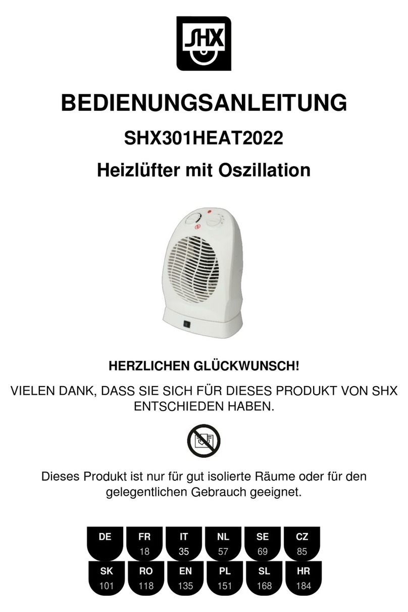 SHX SHX301HEAT2022 User manual